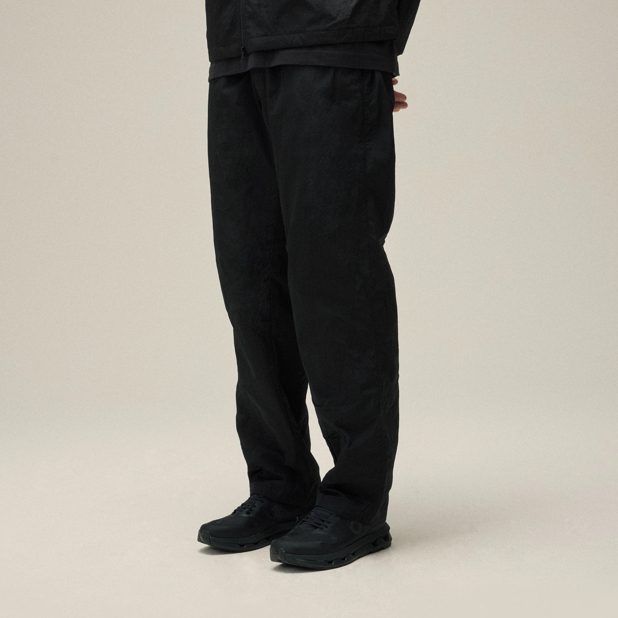 Kith Double Weave Lance Trouser - Black Flexible Knees Movement Ease