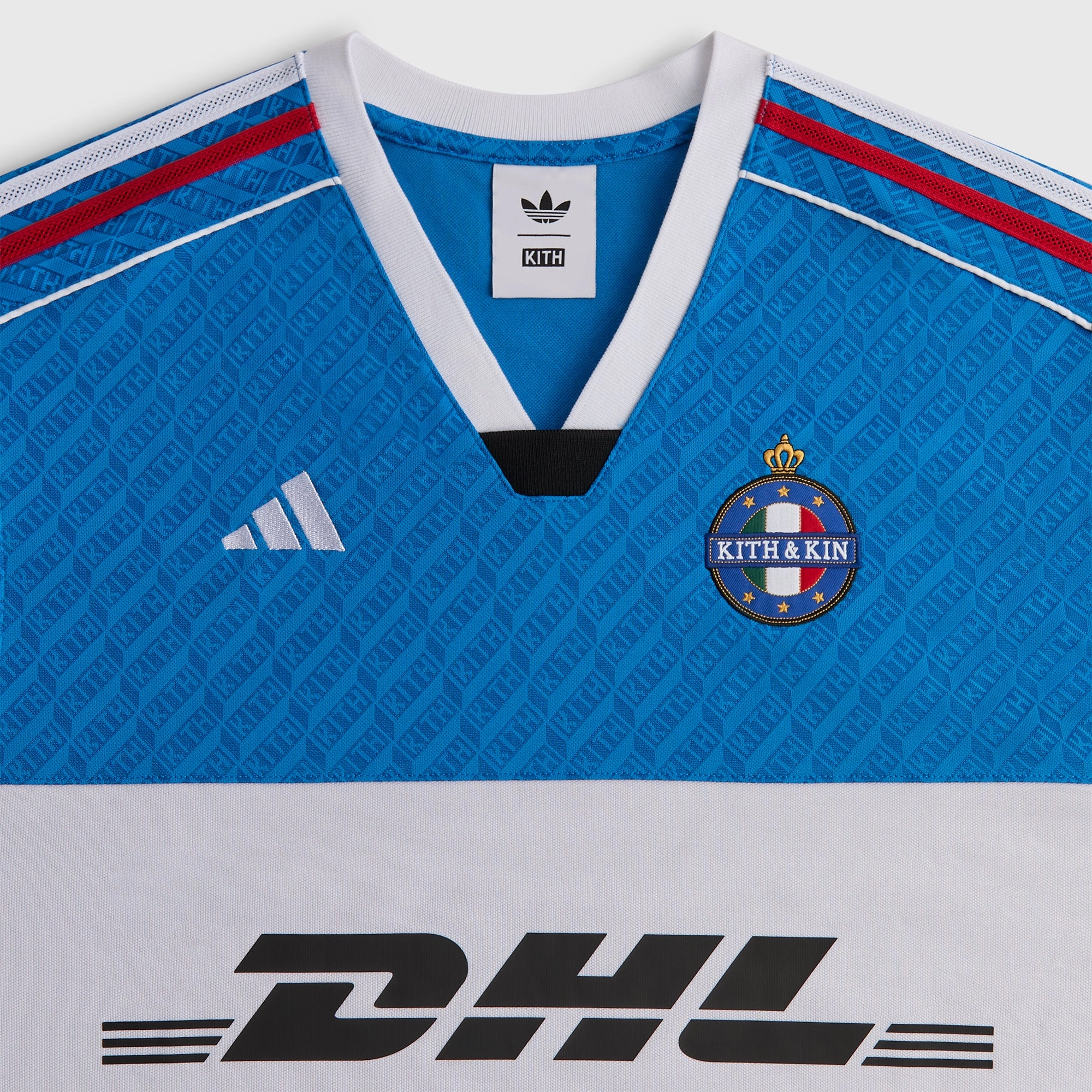 Maximum Performance Kith for adidas Football DHL Express Jersey - Blue Burst