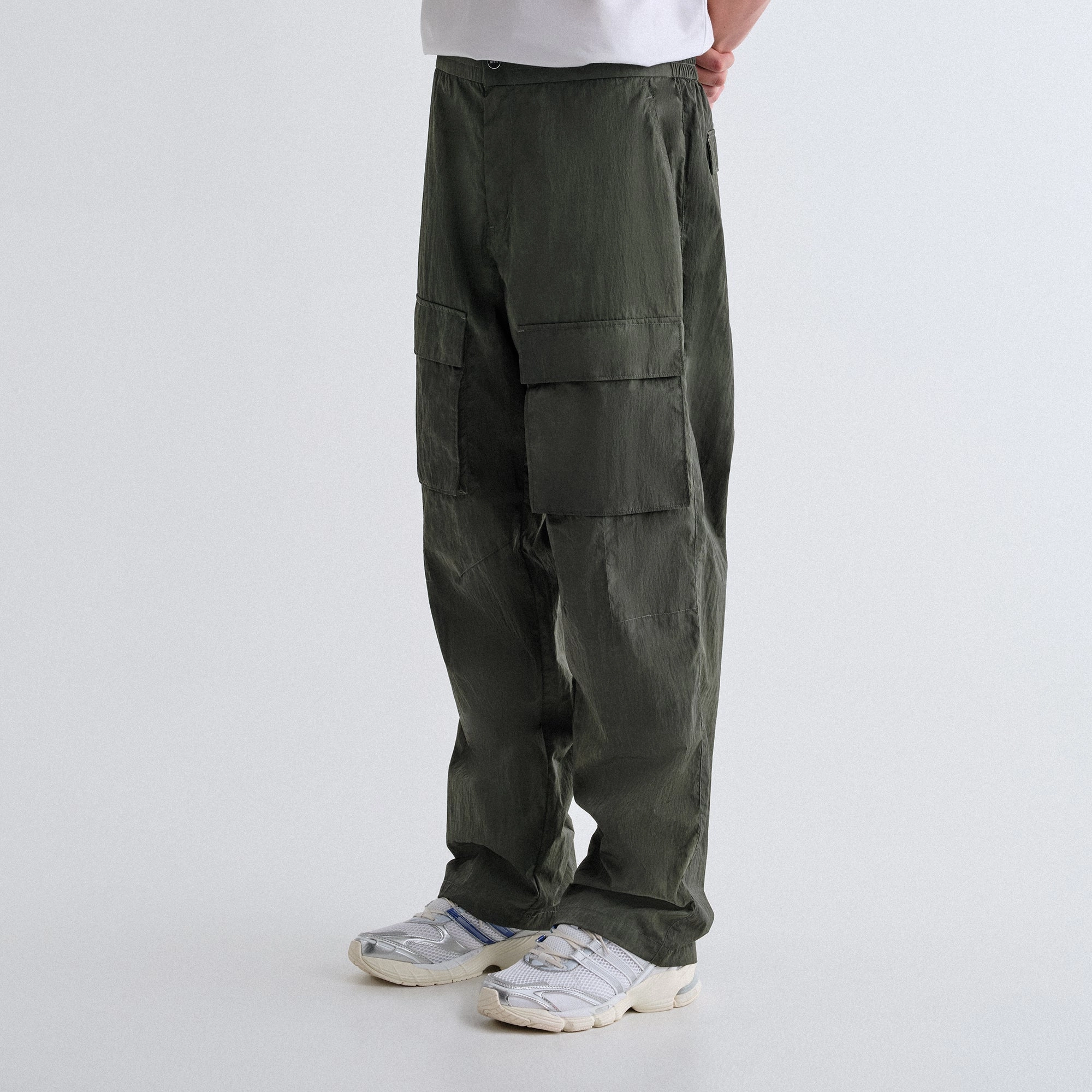 Flexible Seam Heat Dissipating Kith Garment Dyed Nylon Hooper Pant - Terrain