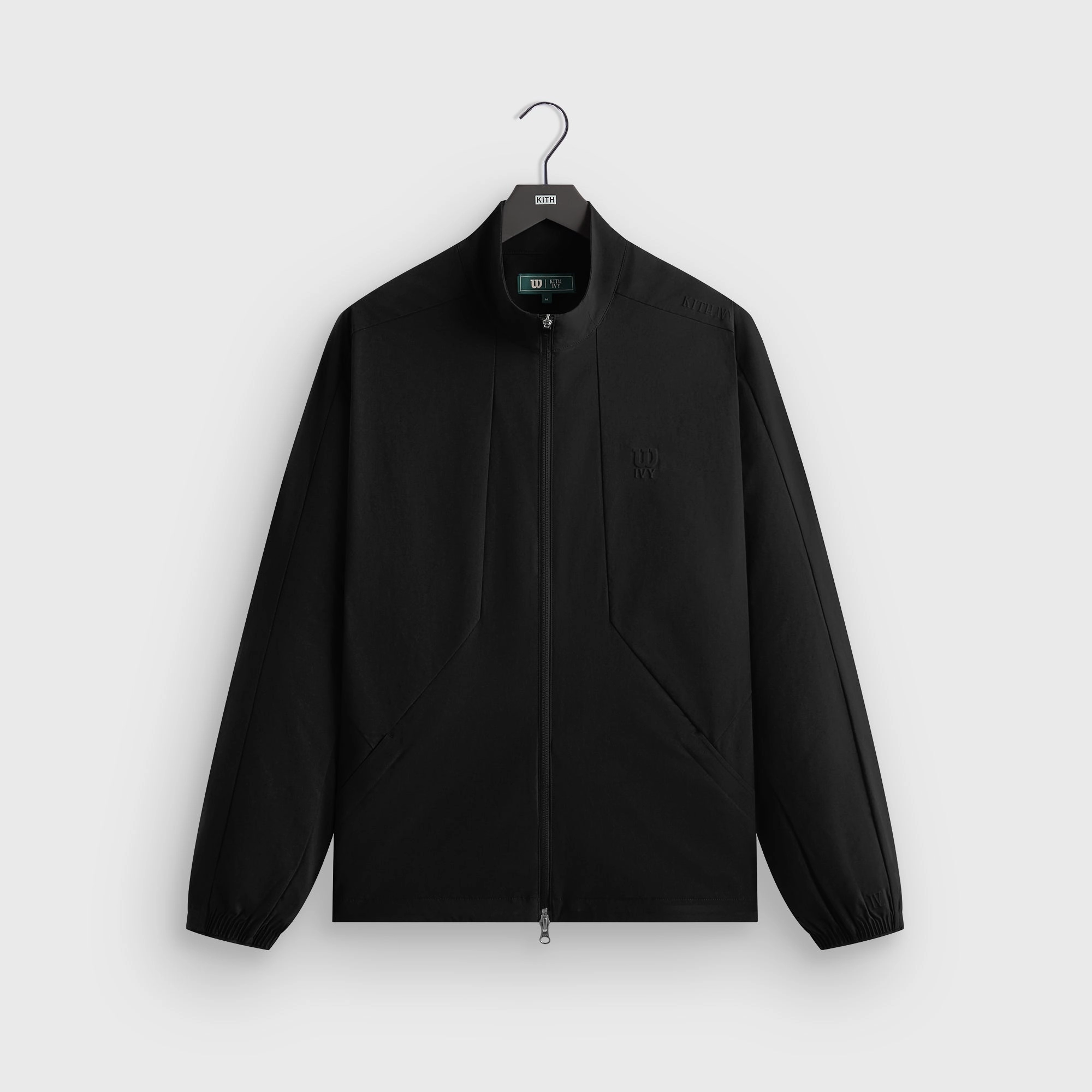 Kith Ivy for Wilson Warm Up Jacket - Black Multipurpose Layering Flexible Elbow Patches
