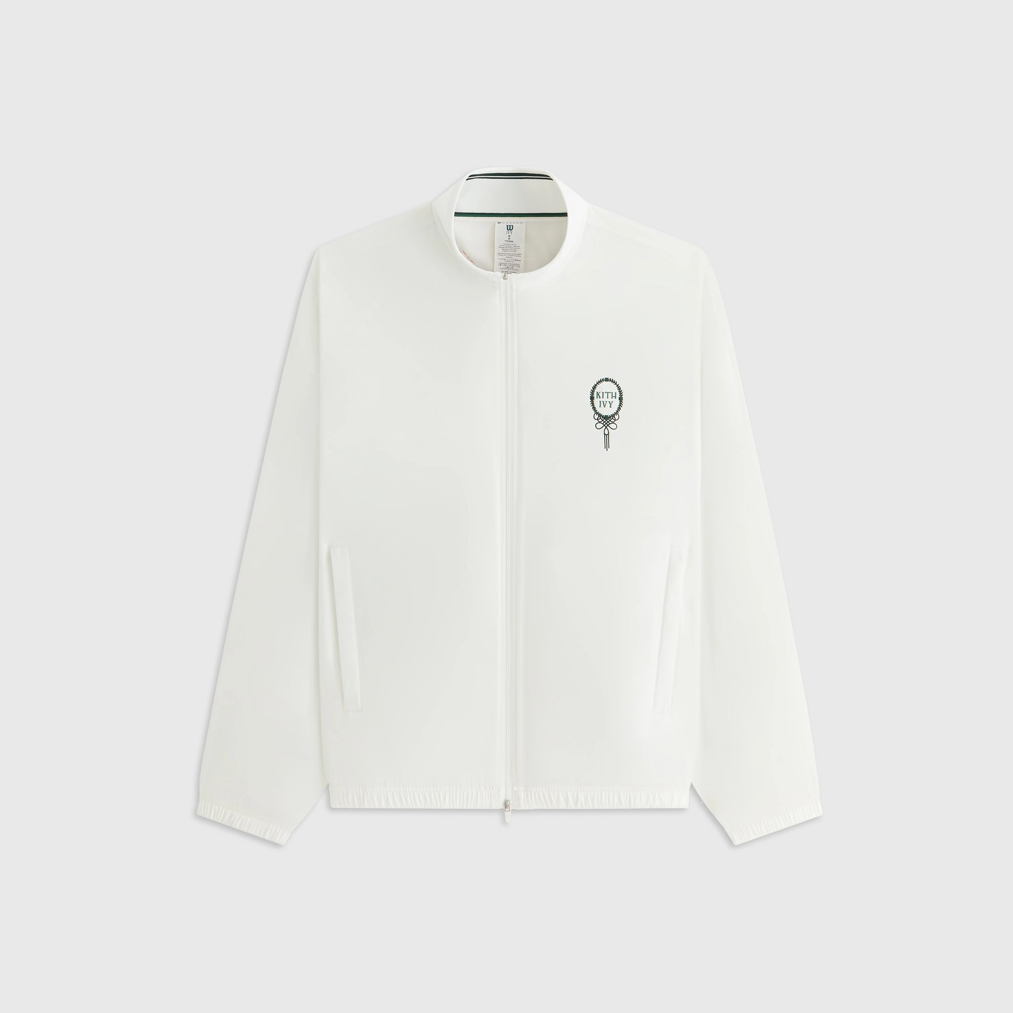 Basic Essential Layer Frictionless Lining Kith Ivy for Wilson Women's Court Jacket - White