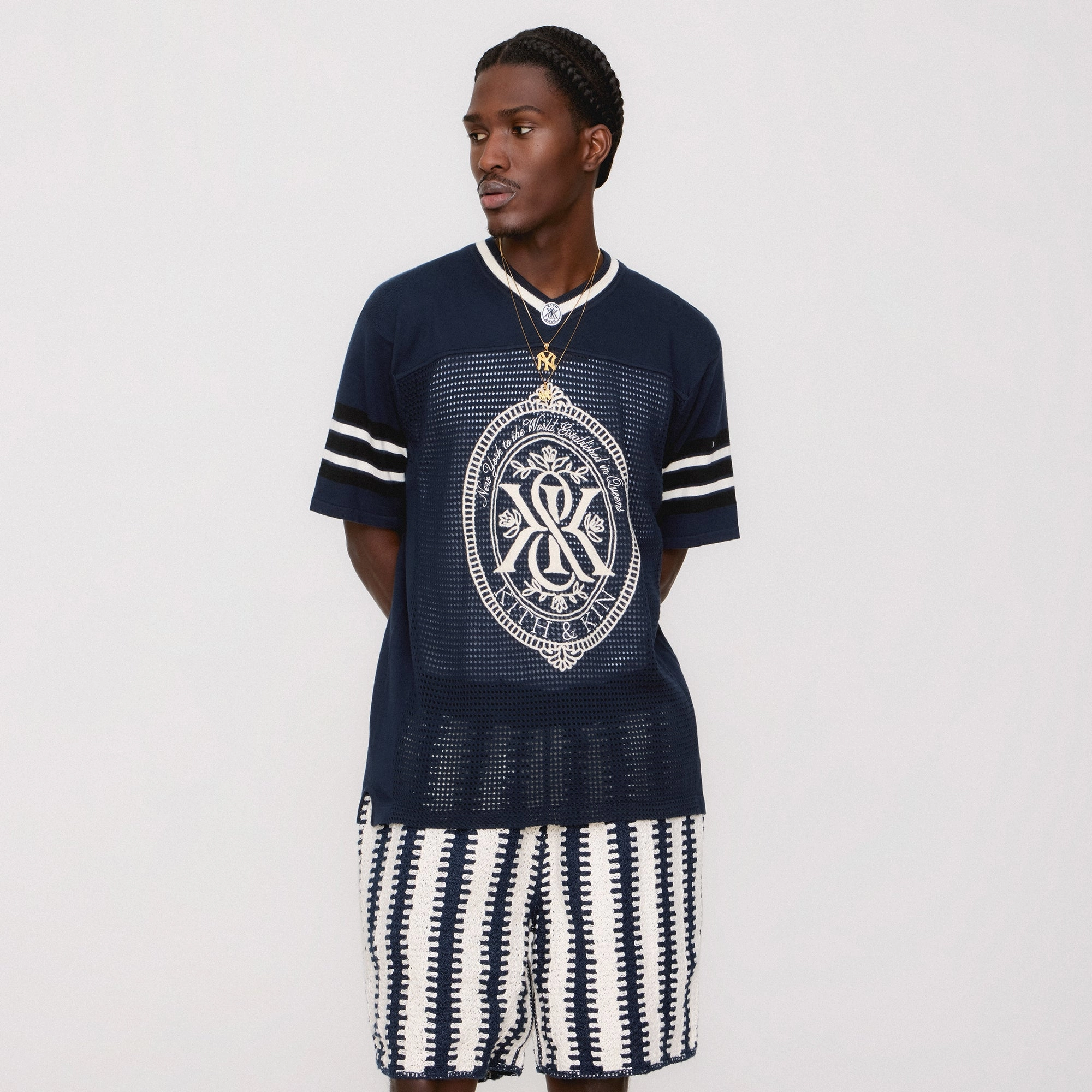 Kith Julian Knit Jersey - Nocturnal Flexible Knit Construction High Density Knit Fabric