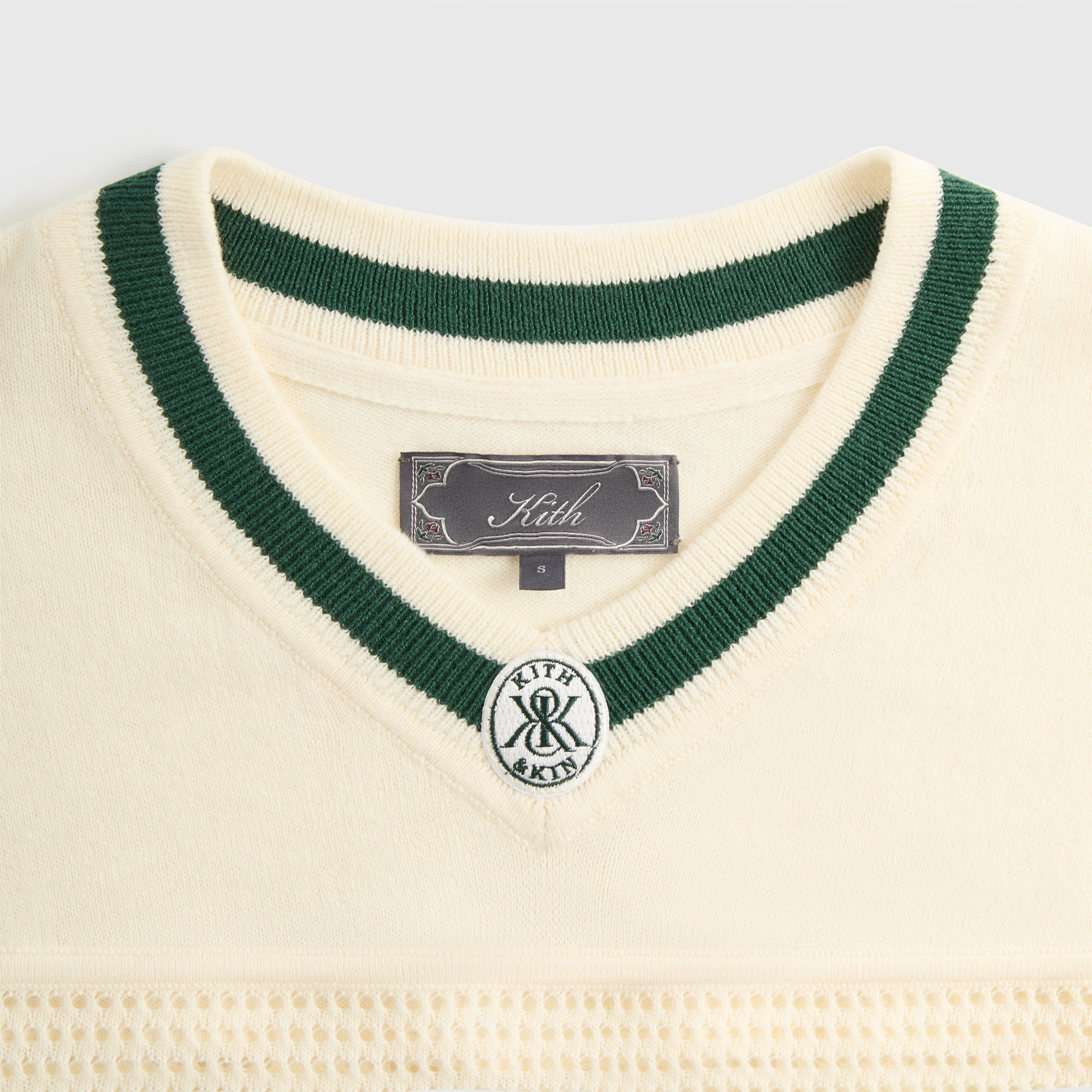Kith Julian Knit Jersey - Sandrift High Visibility Details