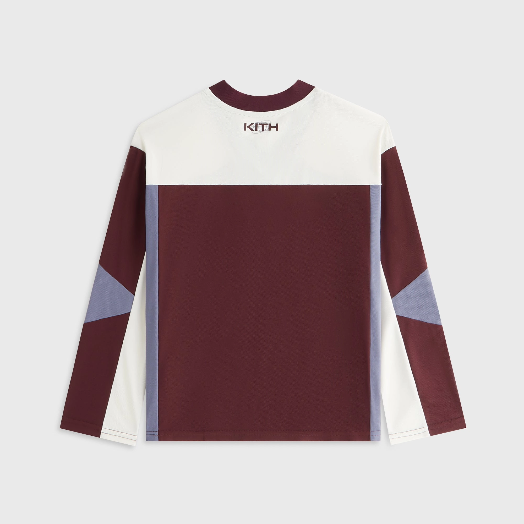 Athletic Collar Style Kith Kids Just Us Blocked Malik Jersey - Magma
