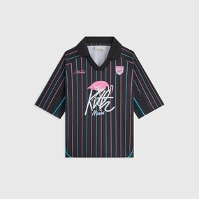Dynamic Fit Construction Lightweight Gear Kith Kids Miami Soccer Top - Black