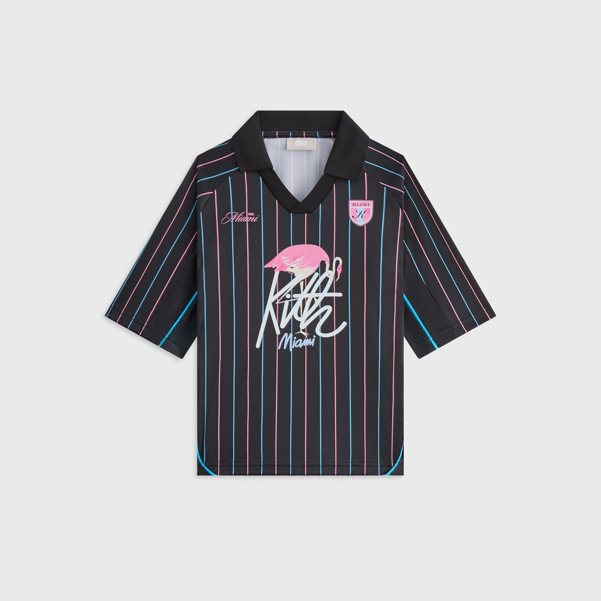 Dynamic Fit Construction Lightweight Gear Kith Kids Miami Soccer Top - Black