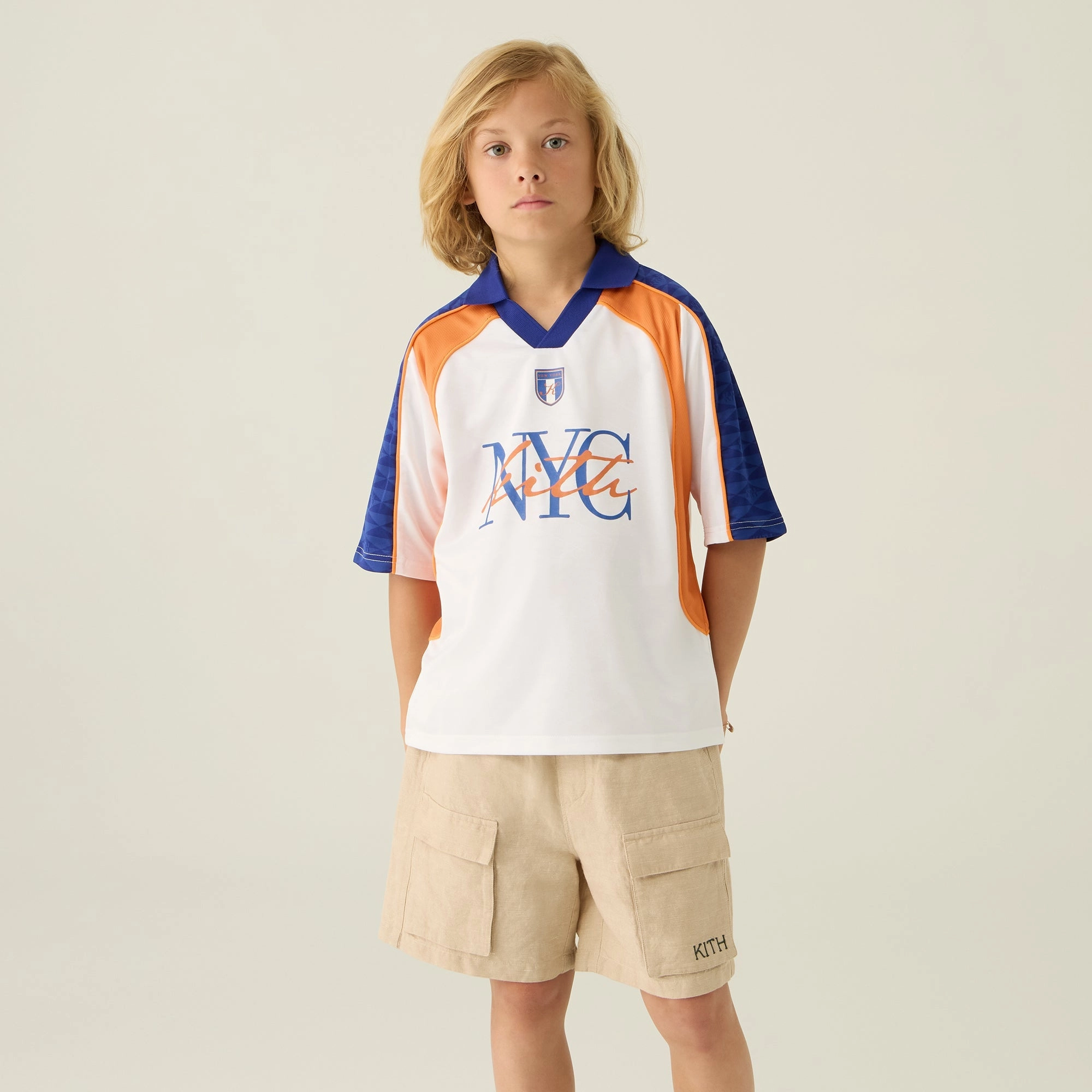 Performance Wear Kith Kids New York Soccer Top - White