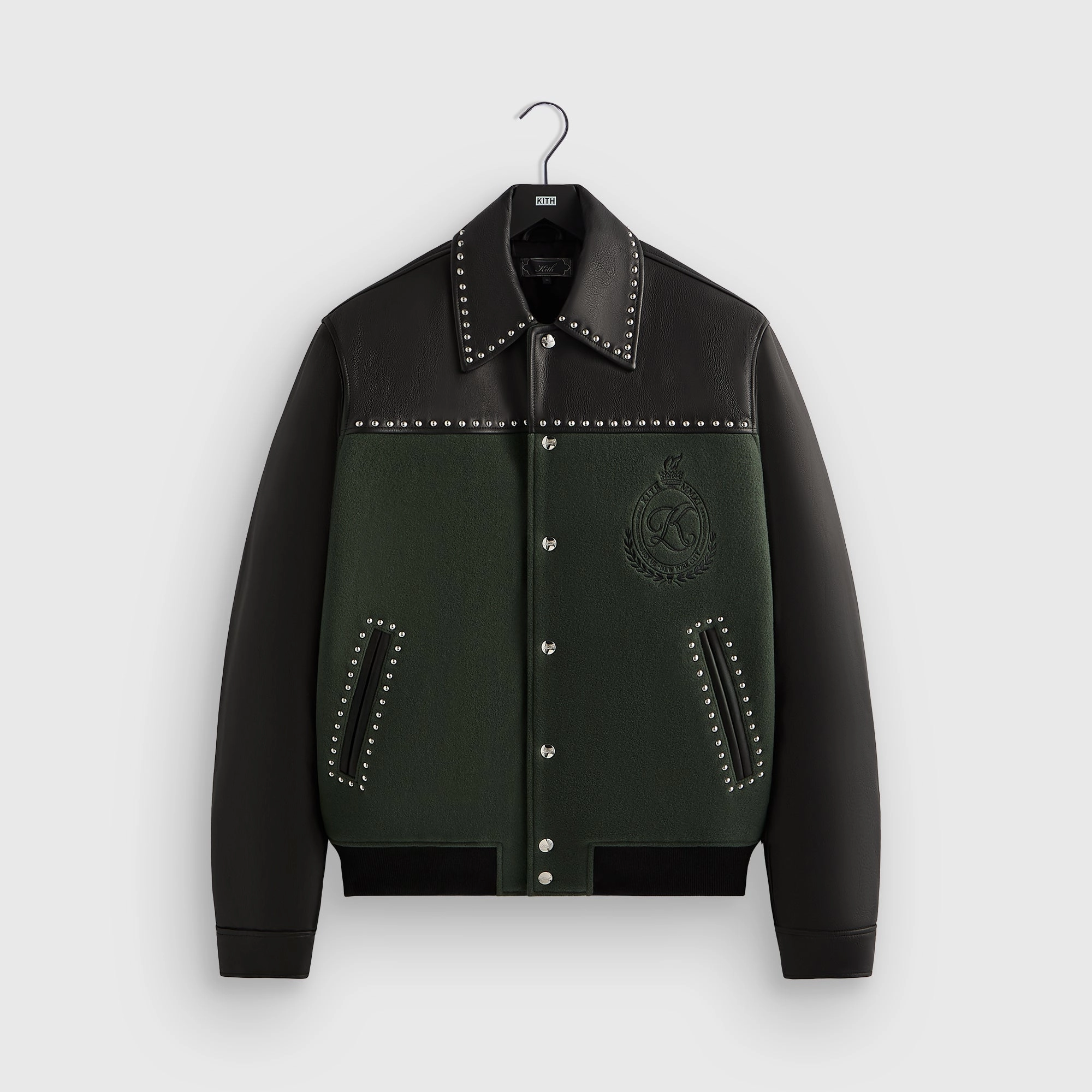 ReinforcedStressPoints Kith Leather Combo Varsity Jacket - Machine