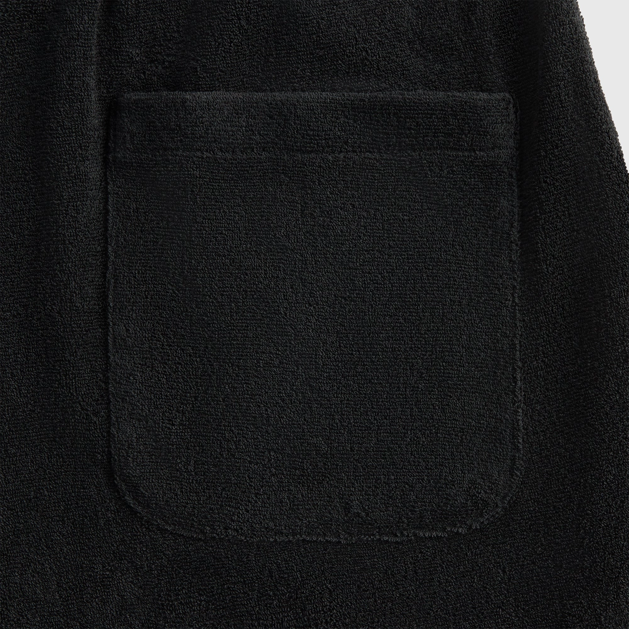 Kith Leo Terry Pant - Black smooth zipper Easy Movement