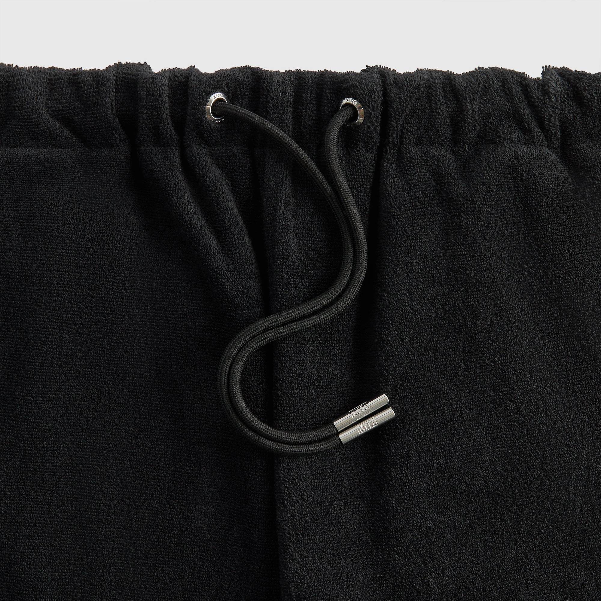 Kith Leo Terry Pant - Black Perfectly Relaxed