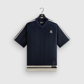 Kith Leon Short Sleeve Lace Combo Jersey - Nocturnal Odor Resistant Fabric Non Chafe Seams