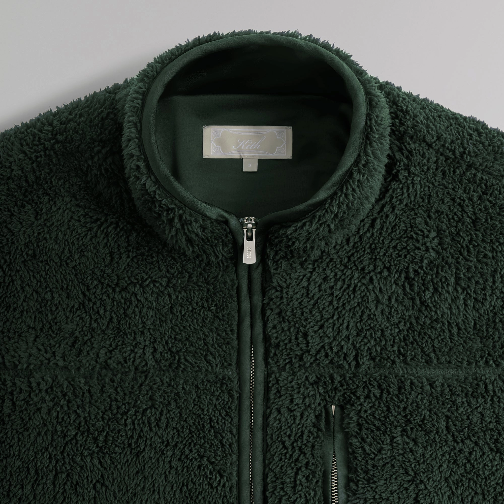 Kith Lightweight Sherpa Antony Full Zip - Stadium Heat Sealed Edges Insulated Layer
