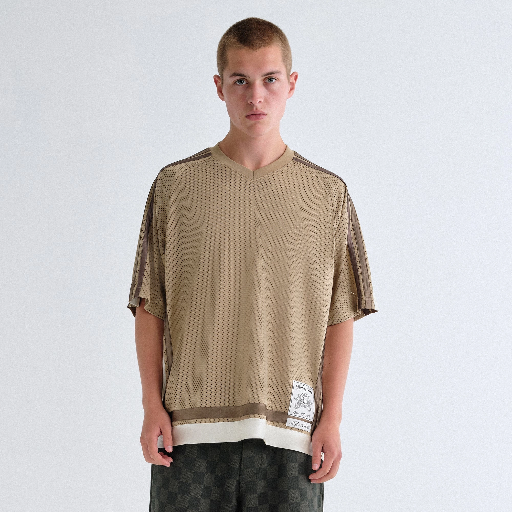 Temperature Regulating Fiber Sublimation Print Ready Kith Mesh Leon Jersey - Sink