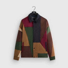 Kith Microsuede Patchwork Pirlo Jacket - Nocturnal City Walking Style Simple Outer