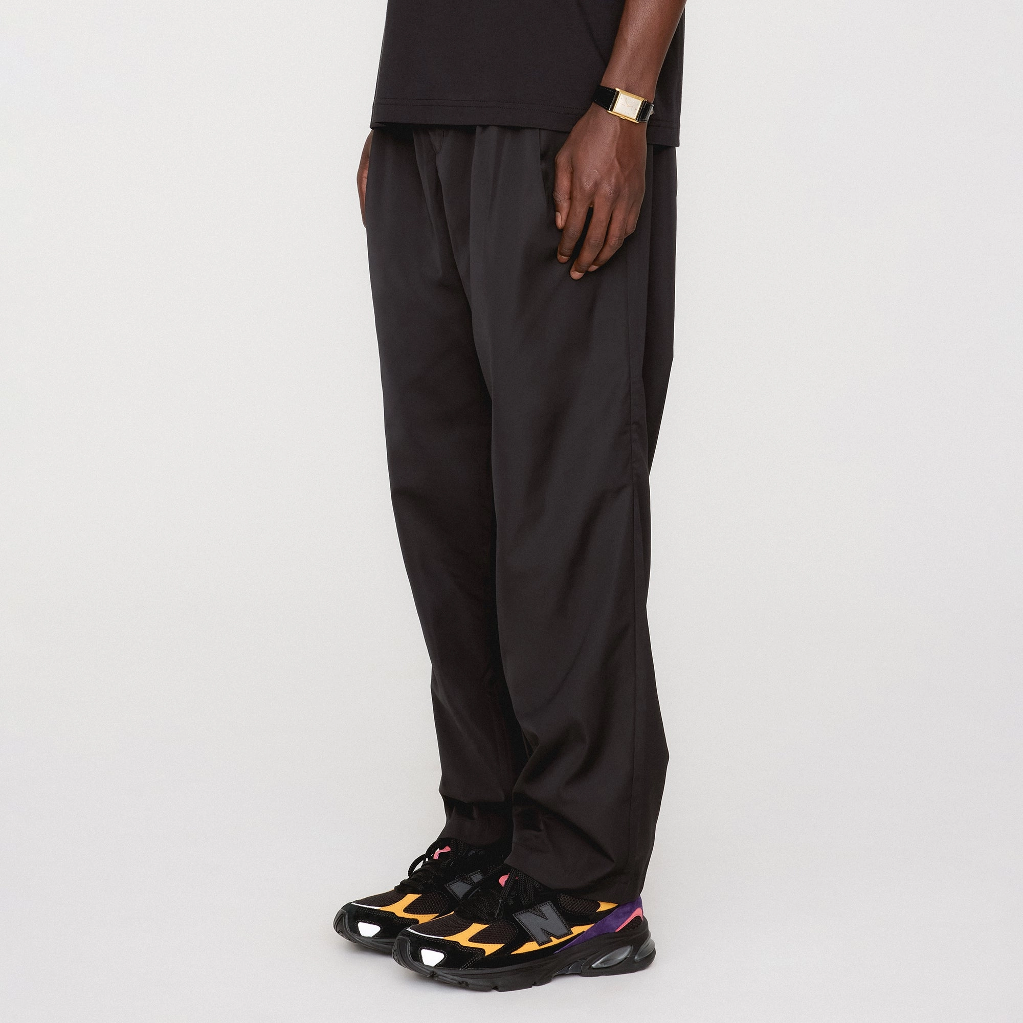 Kith Pleated Kyson Pant - Black Quick Access Zippers