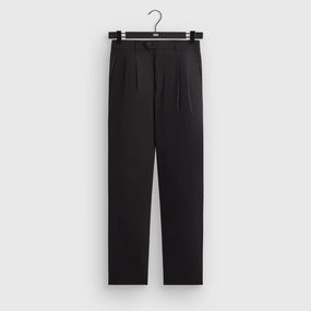 Kith Pleated Kyson Pant - Black Relaxed fit wear