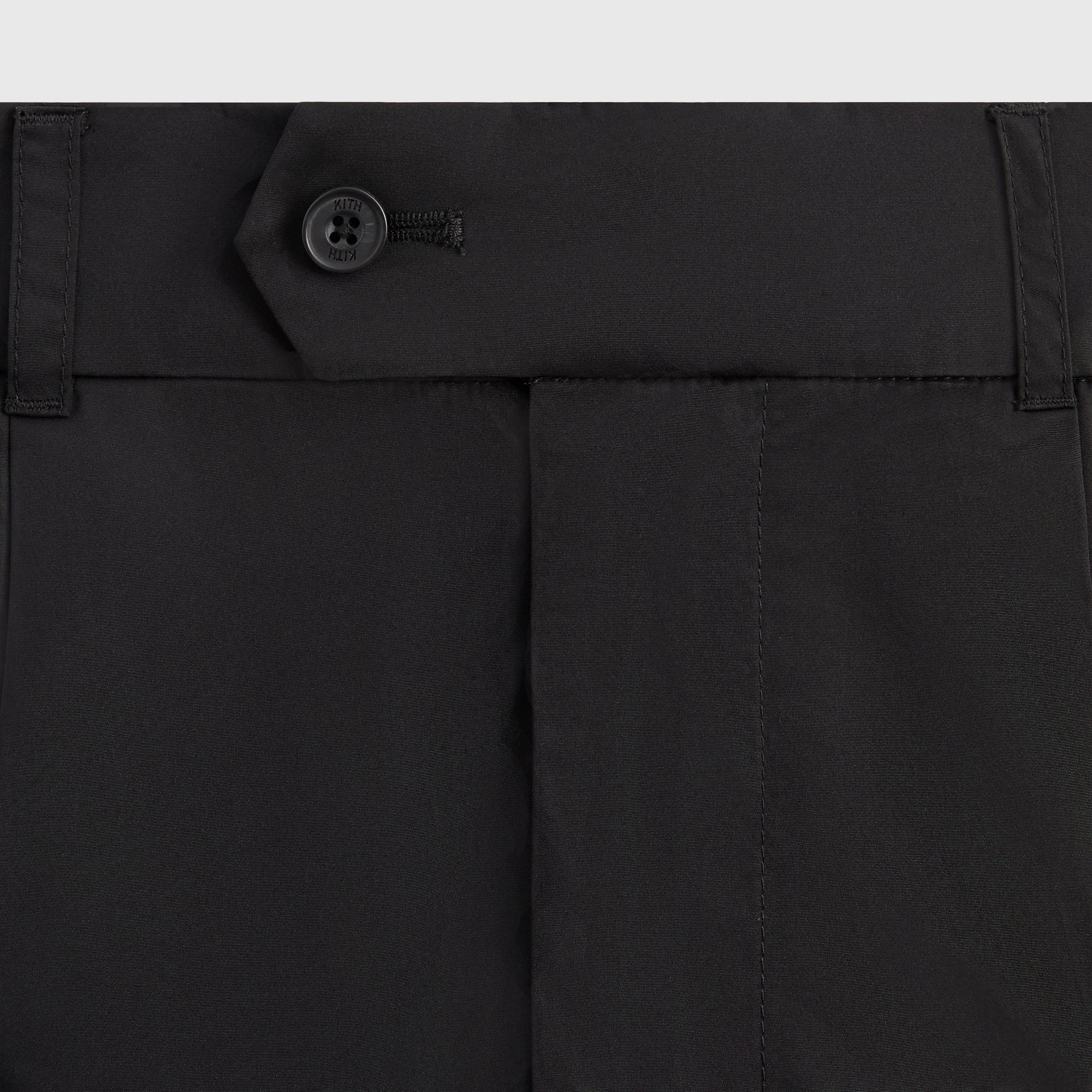 Kith Pleated Kyson Pant - Black Cozy Look Travel Friendly