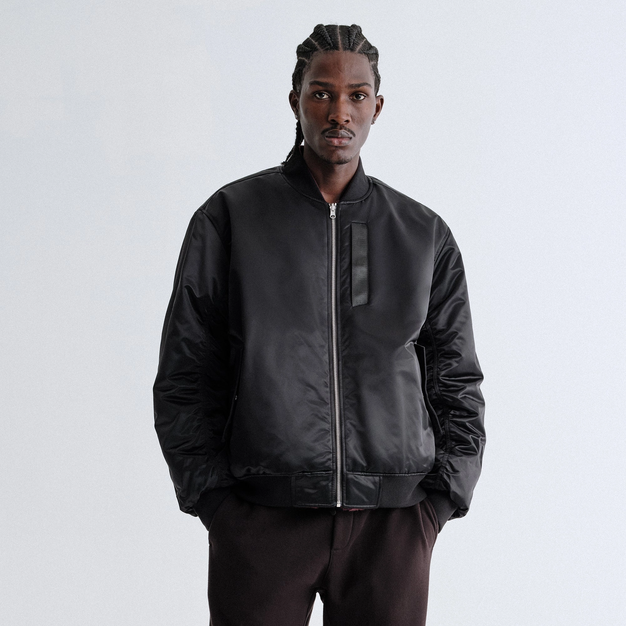MultiPocket Layout Kith Reversible Faux Fur Avery Bomber - Magma