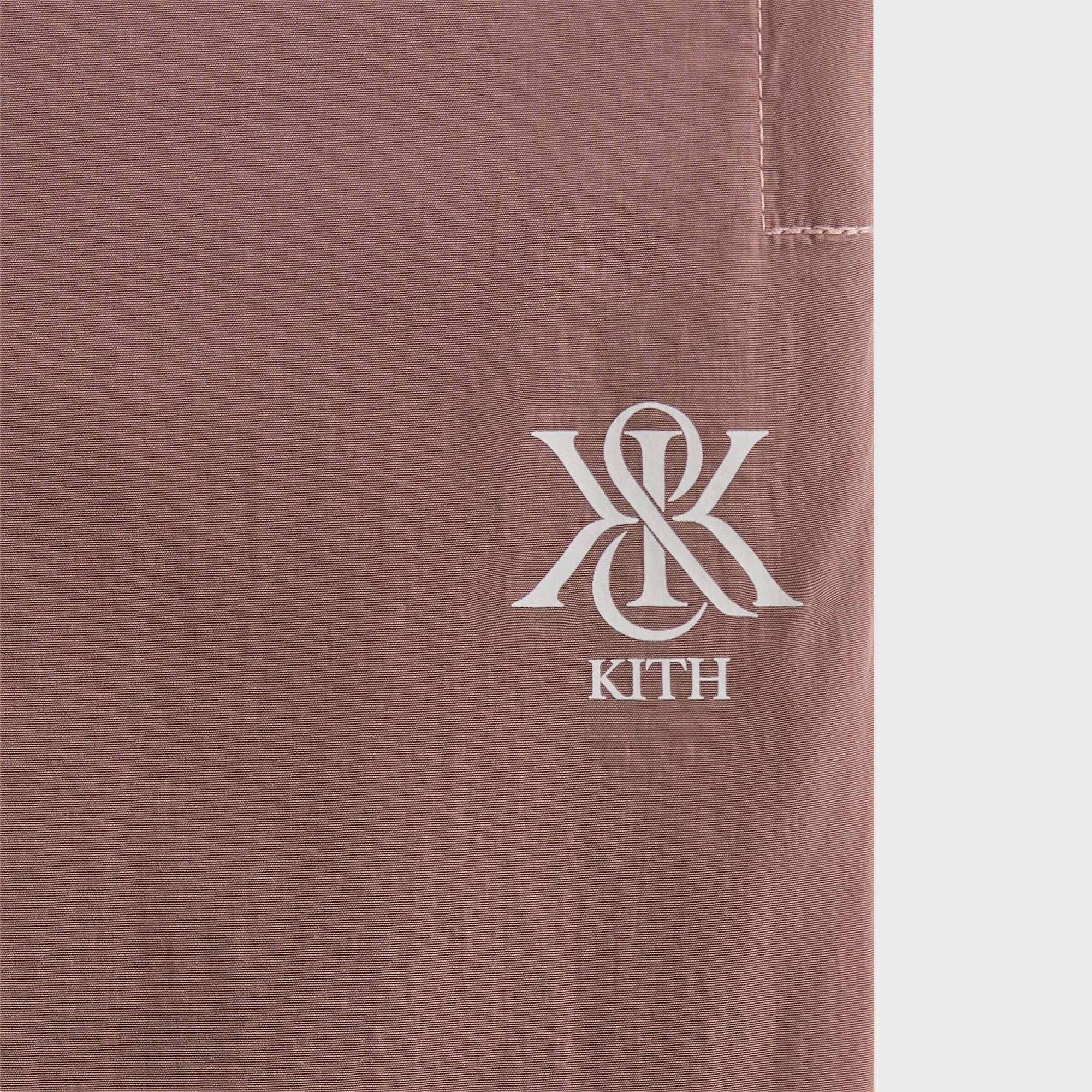 Kith Seamed Nylon Bolt Pant - Dusty Mauve LowProfileTopstitching