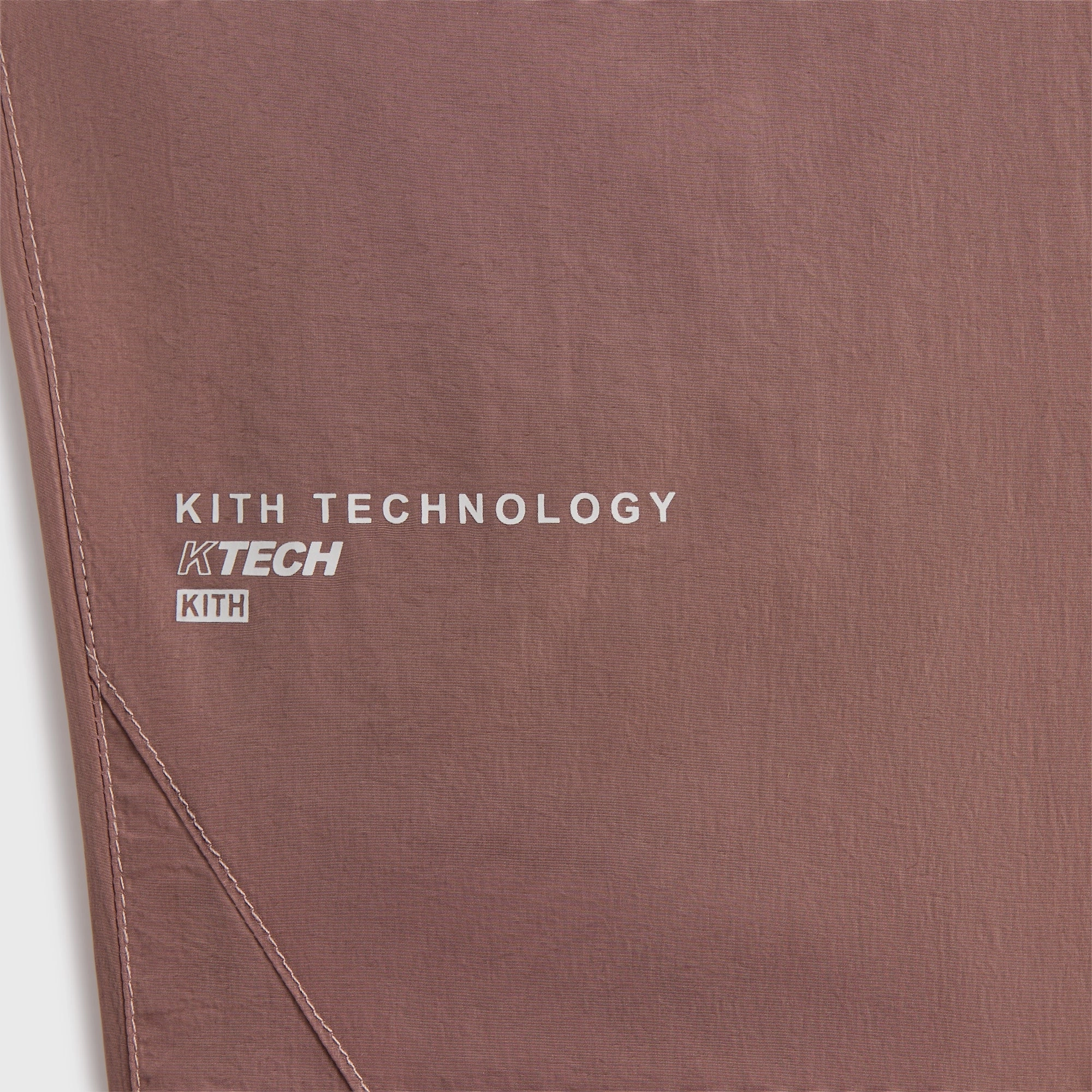 Smart Motion Sweat Wicking Lining Kith Seamed Nylon Bolt Pant - Dusty Mauve