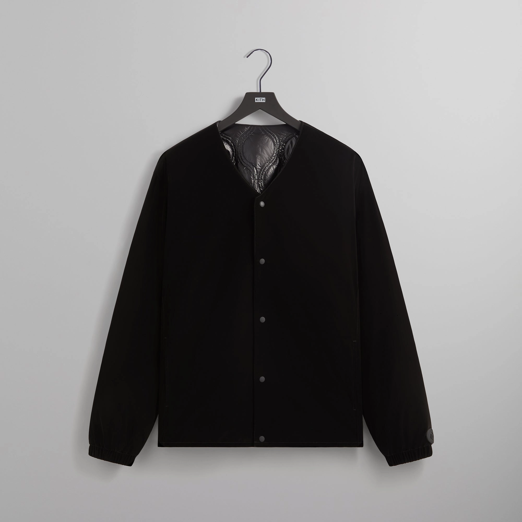 Anti Static Lining Kith Sueded Tech Winfield Quilted Liner - Black