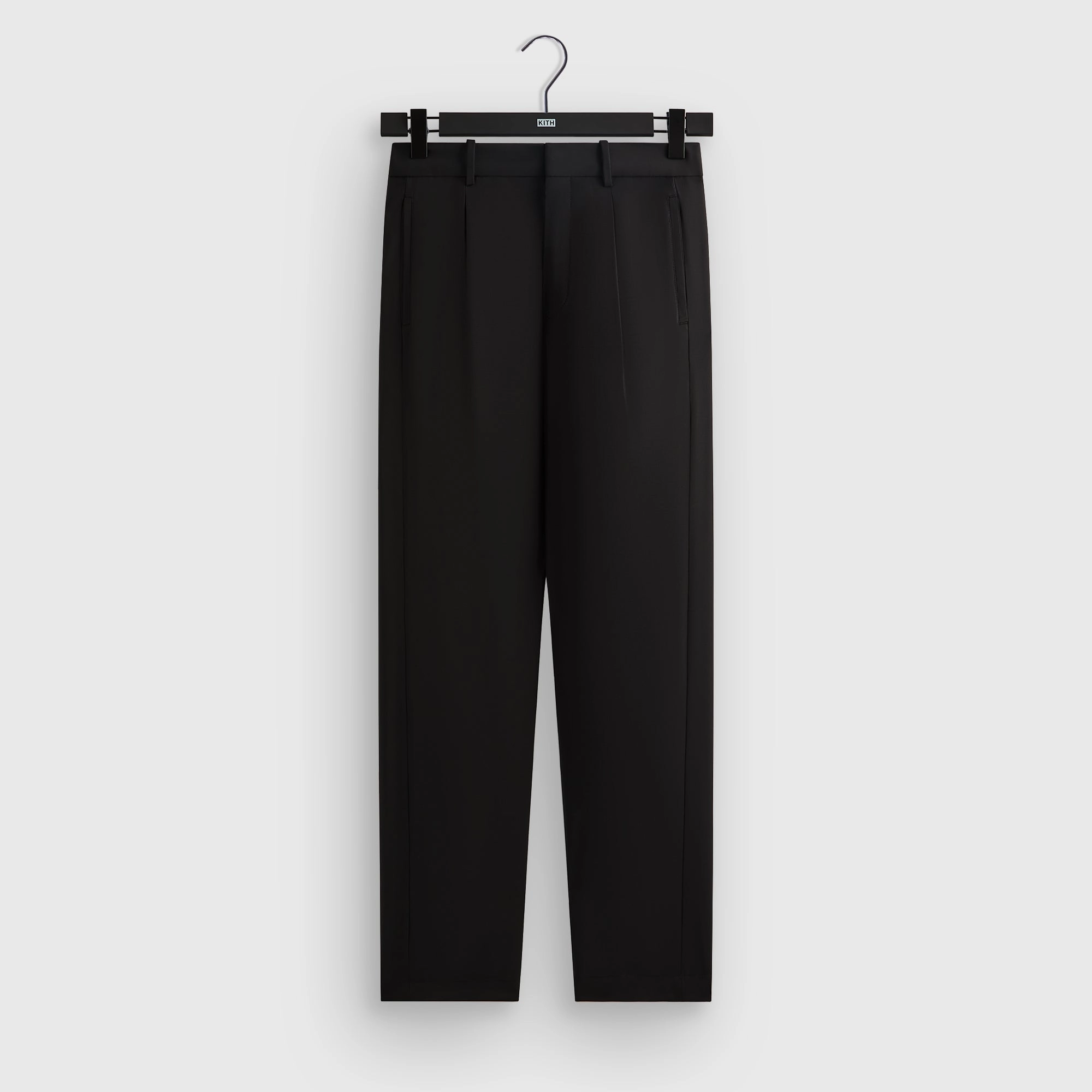 Perfectly Relaxed Kith Tropical Wool Callum Trouser - Black