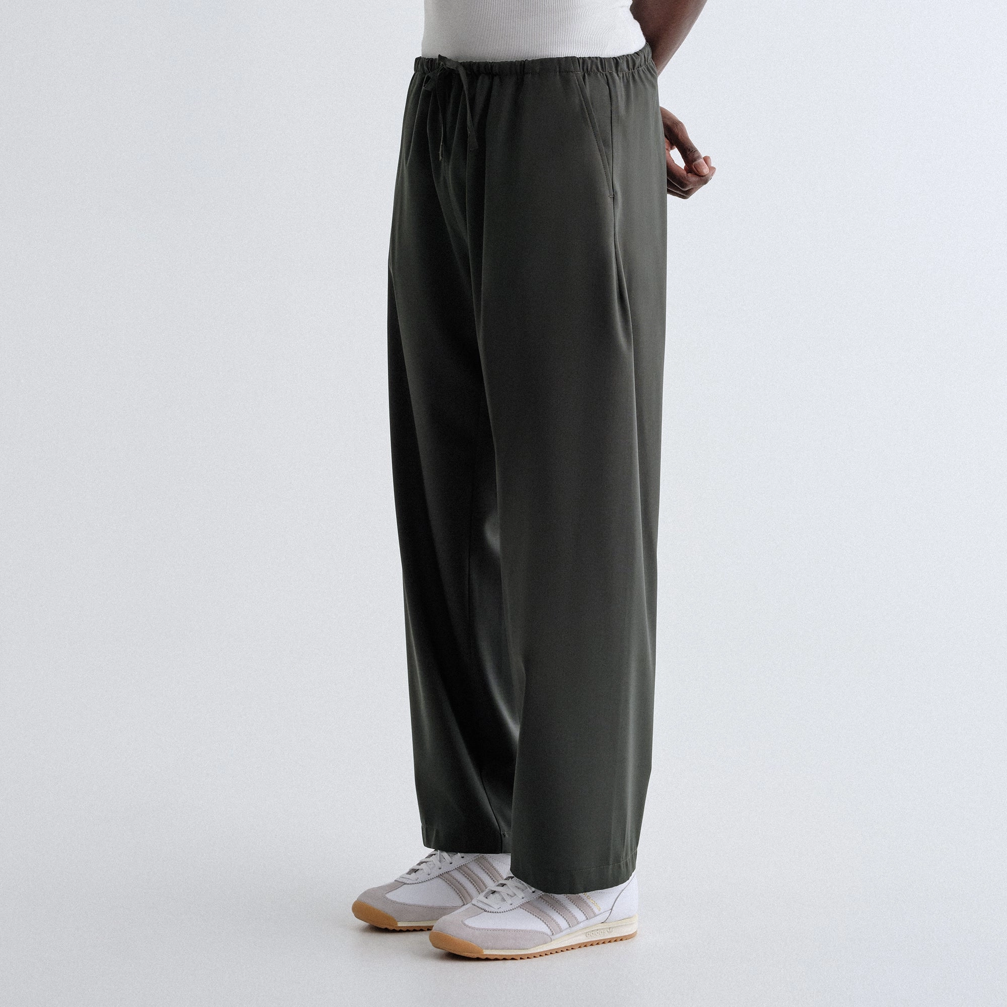 Anti Pilling Surface Snag Resistant Fabric Kith Tropical Wool Grayson Pant - Stadium