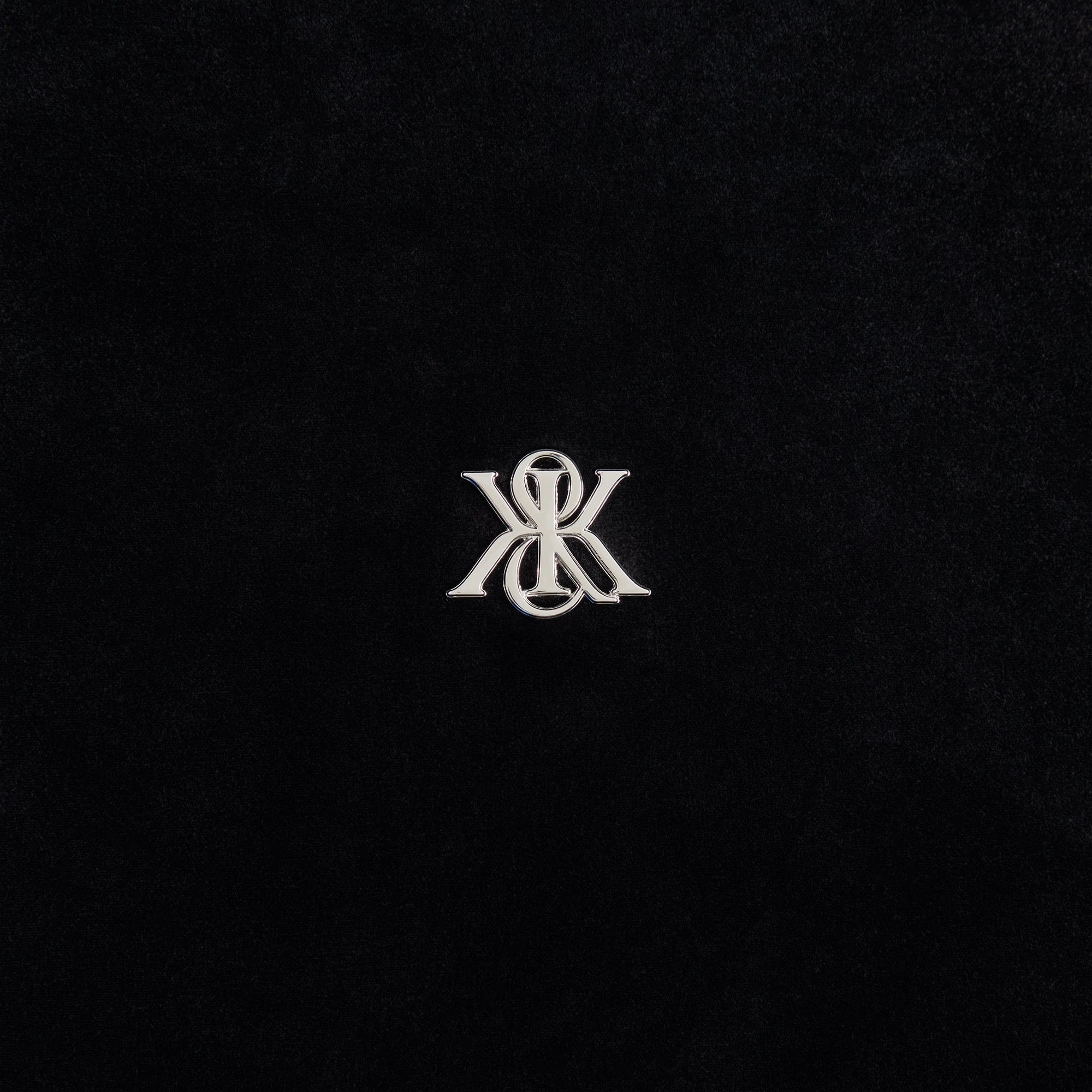 Kith Velvet Rui Track Jacket - Black Soft touch finish