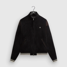 Friction Resistant Kith Velvet Rui Track Jacket - Black