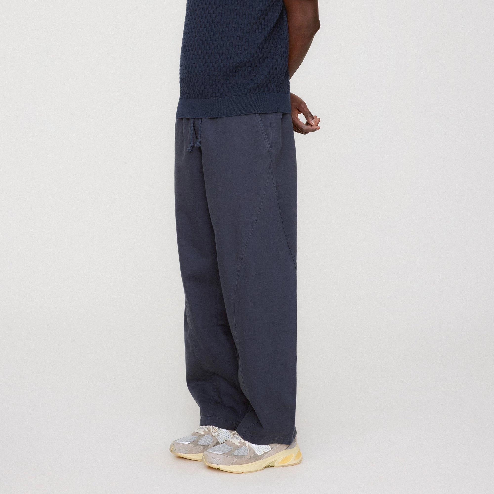 Anti Cling Finish Side zipper Kith Washed Denim Mercer IX Pant - Nocturnal