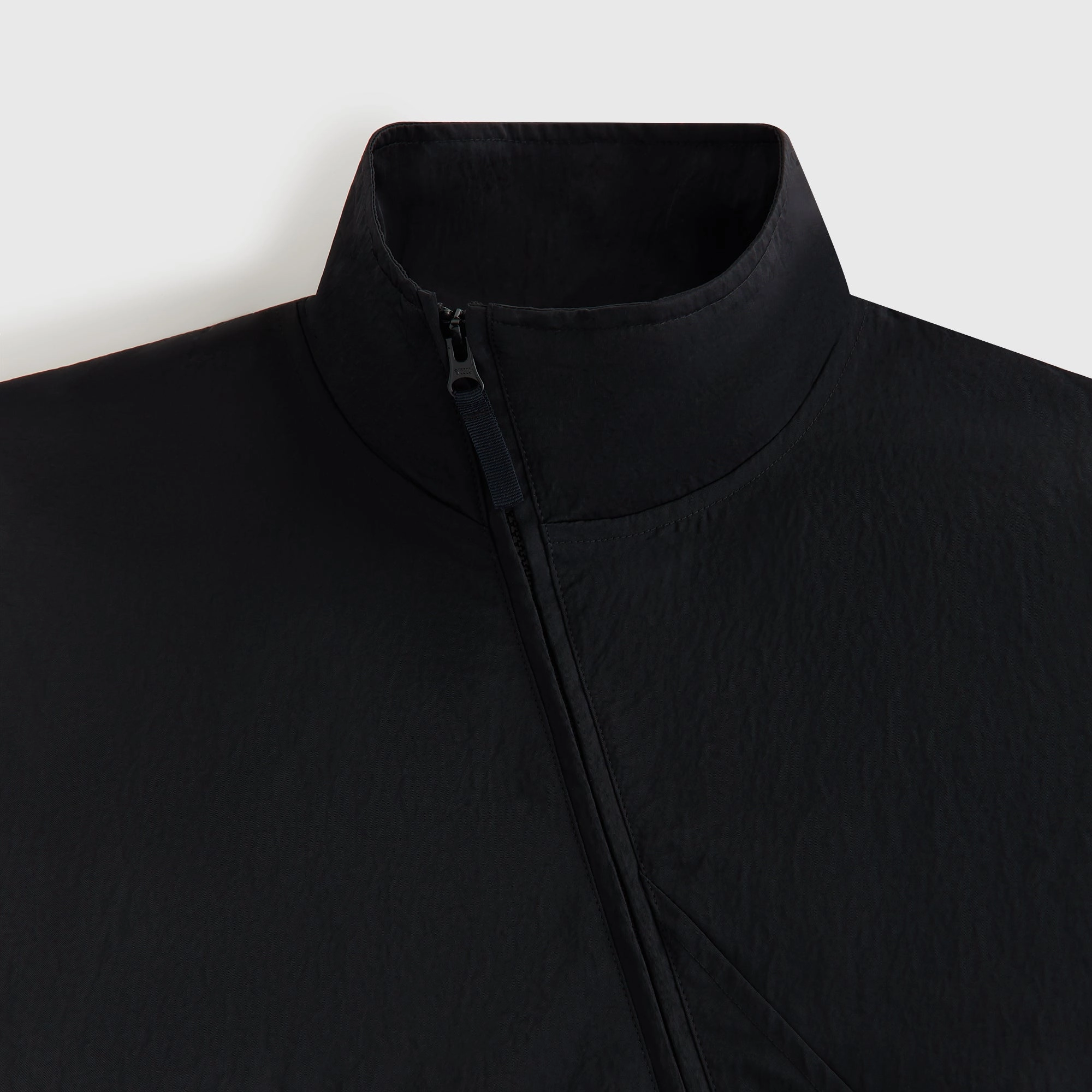 Adjustable Hemline Tear Resistant Fabric Kith Women Akari Nylon Asymmetrical Jacket - Black