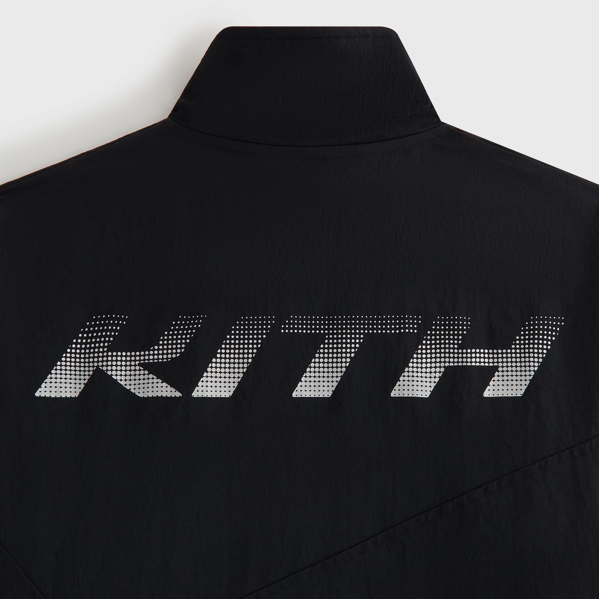 windproof Quilted Interior Layer Kith Women Akari Nylon Asymmetrical Jacket - Black