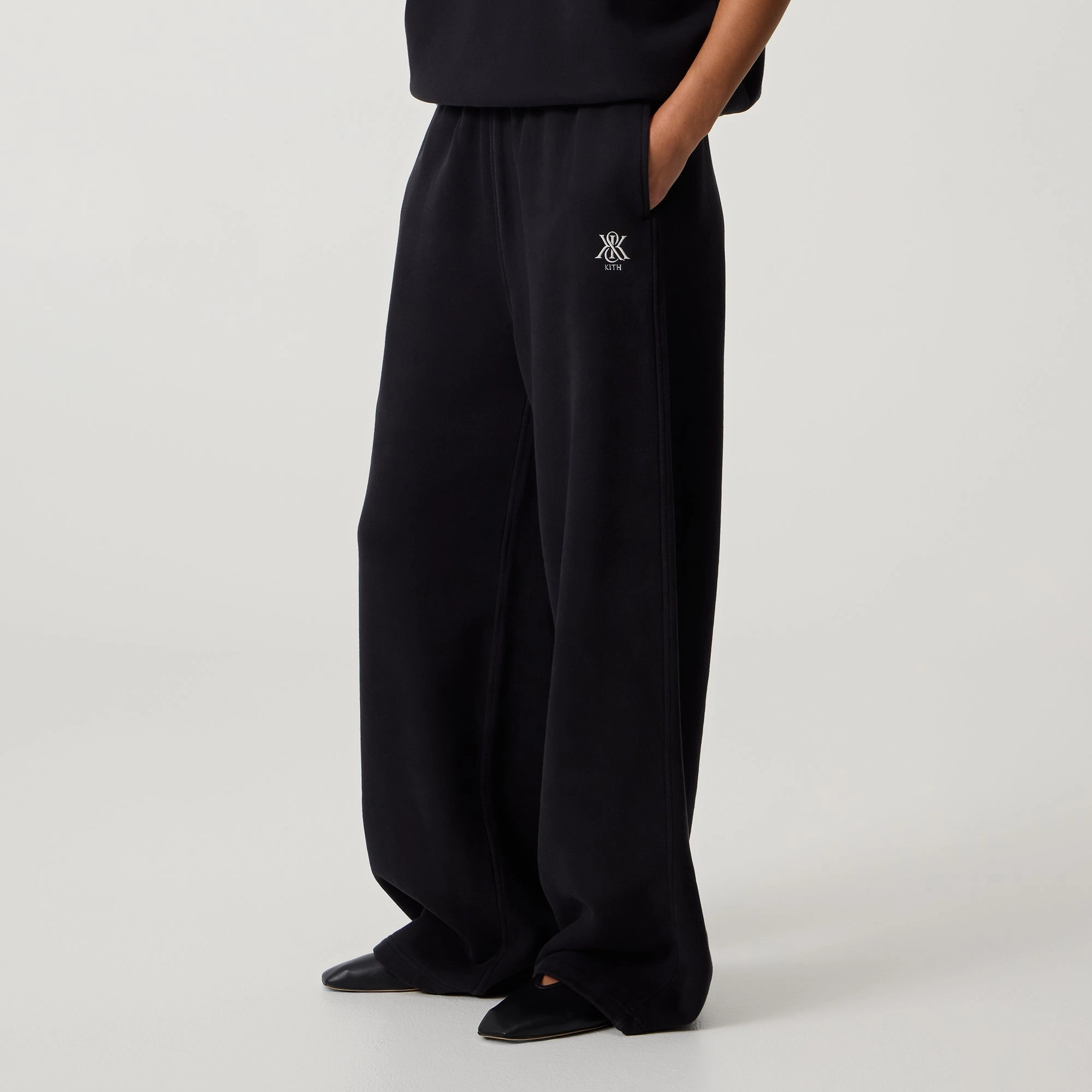 Slim Stretch Casual Edge Kith Women Ava II Sweatpant - Black