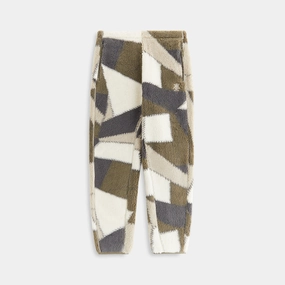 Adaptable Fit Bold Design Kith Women Chelsea III Patchwork Fleece Jogger - Plaster