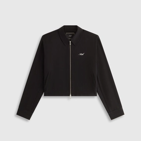 Kith Women Corwin Script Faille Jacket - Black Timeless Fit Style