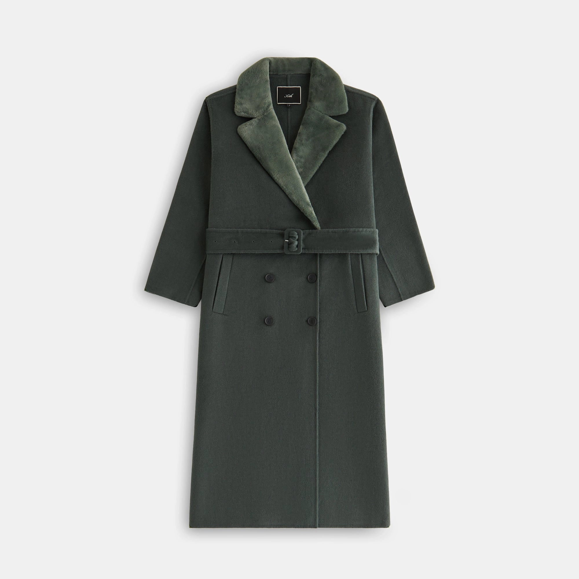 Kith Women Farren Melton Trench Coat - Machine Easy Care Machine Washable
