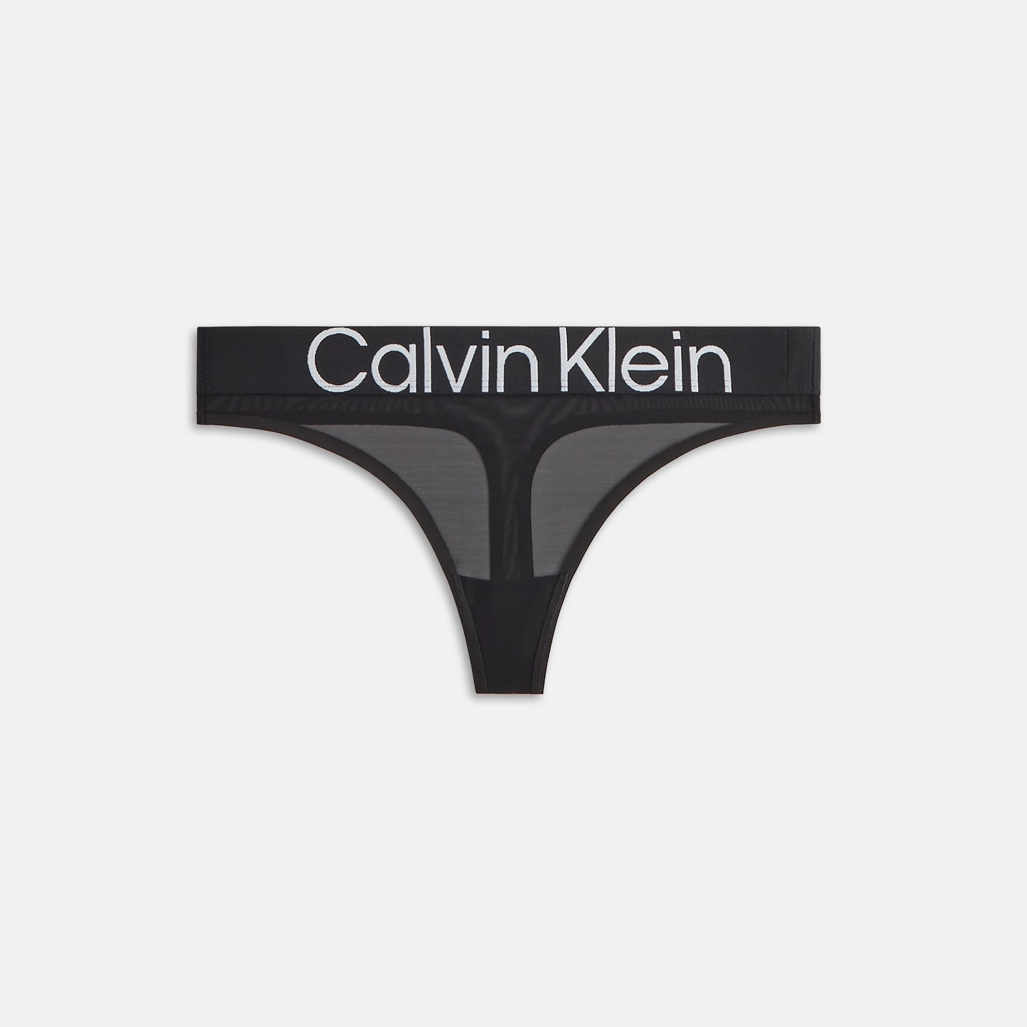 Kith Women for Calvin Klein Mesh Thong - Black Clean Fit