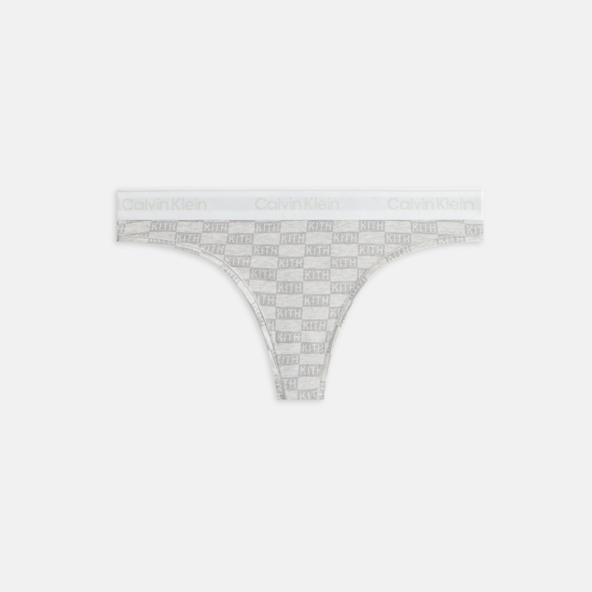 Kith Women for Calvin Klein Thong - Light Heather Grey Ultra Thin Weightless Travelers