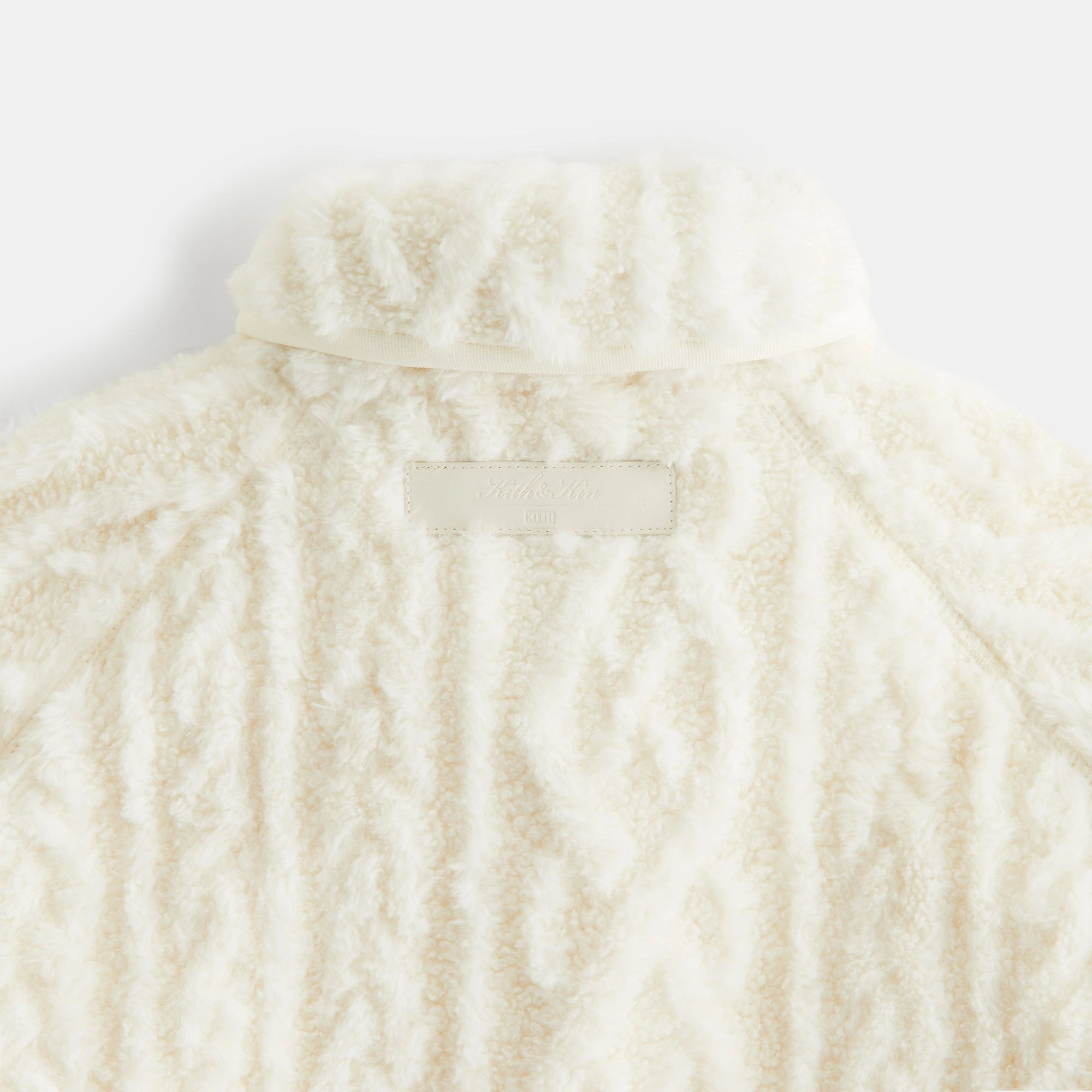 Kith Women Grayson Cable Sherpa Jacket - Sandrift Hike Fit