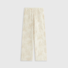 Kith Women Ida II Floral Embroidered Pant - Sandrift Moisture Lock Technology