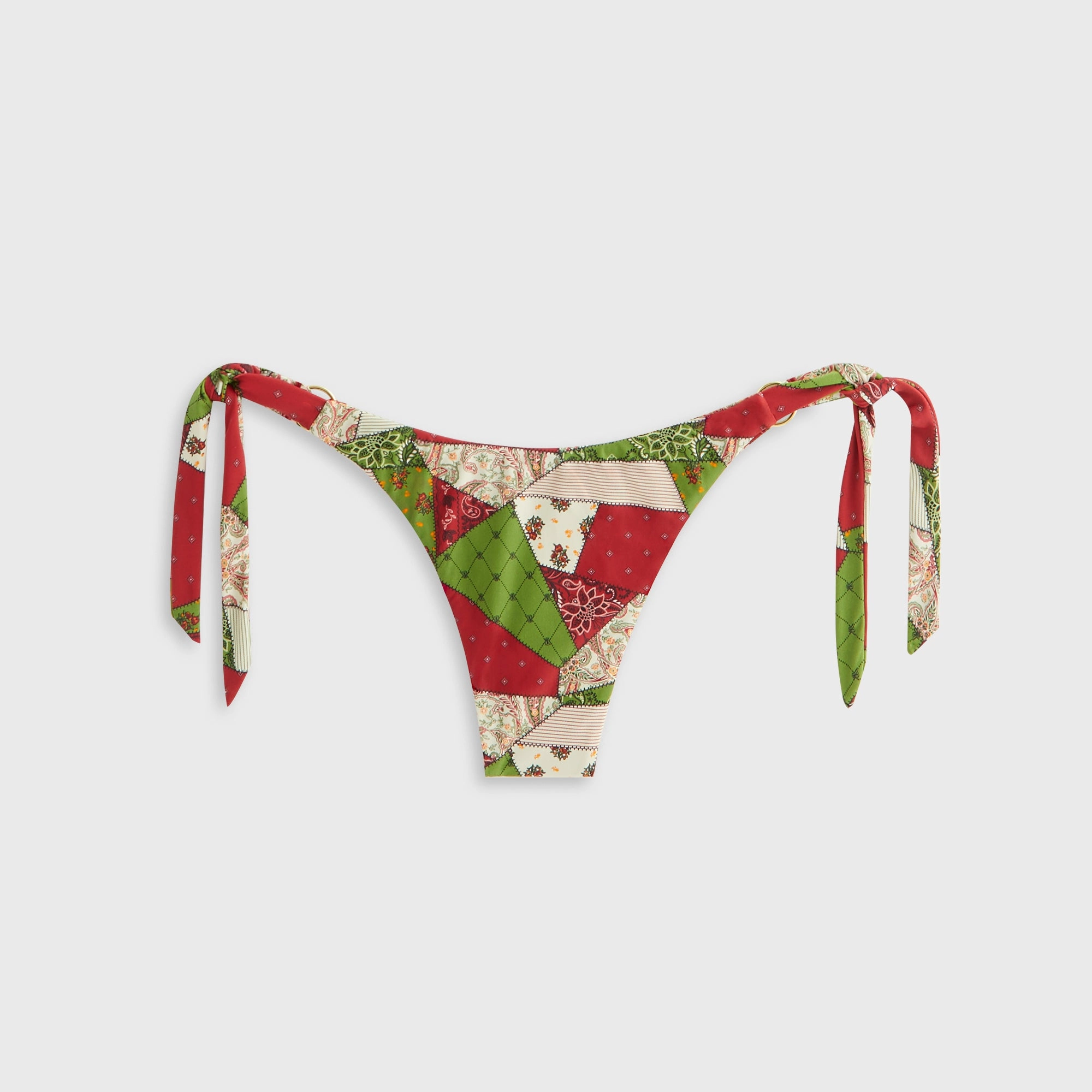 Relaxation time Ocean Life Kith Women Iris Patchwork Scarf Tie Bottom - Kyoho