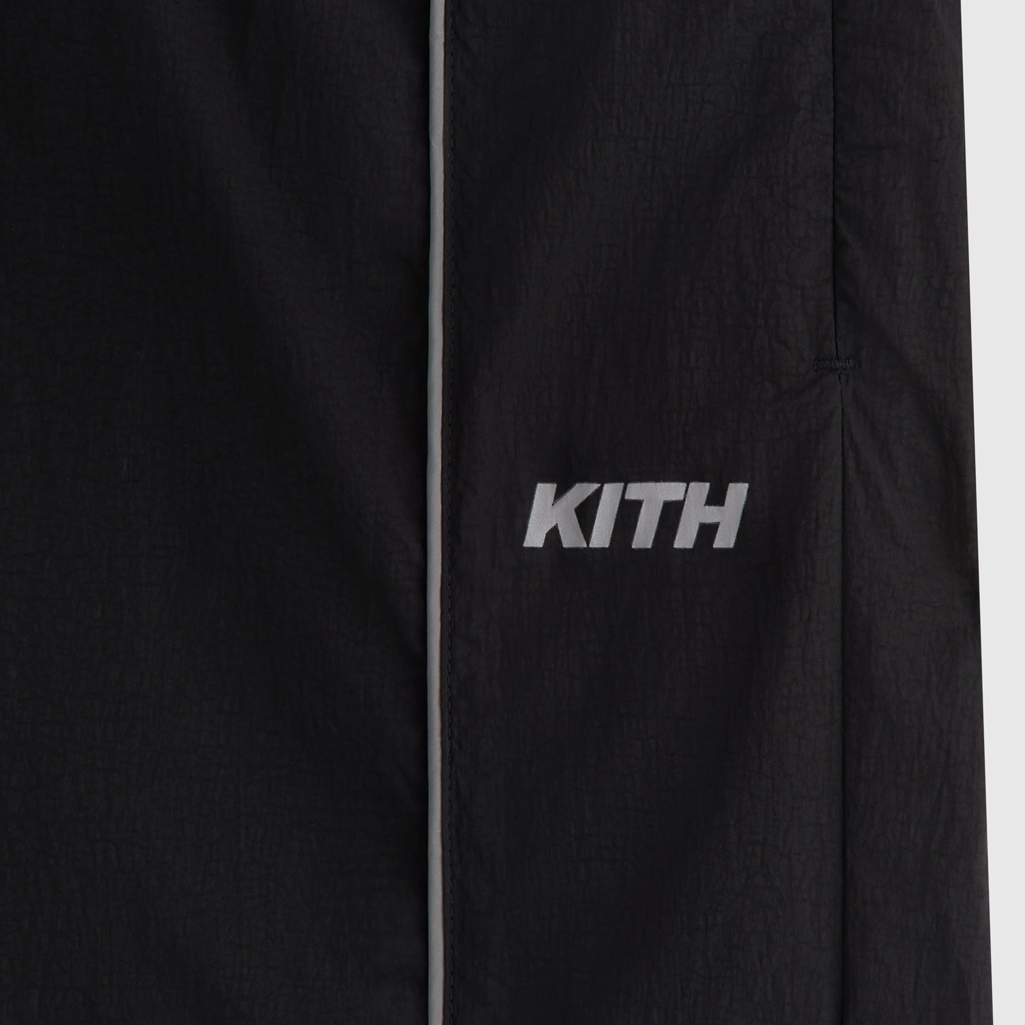 Kith Women Lowen Nylon Track Pant - Black Chilly Day Comfort