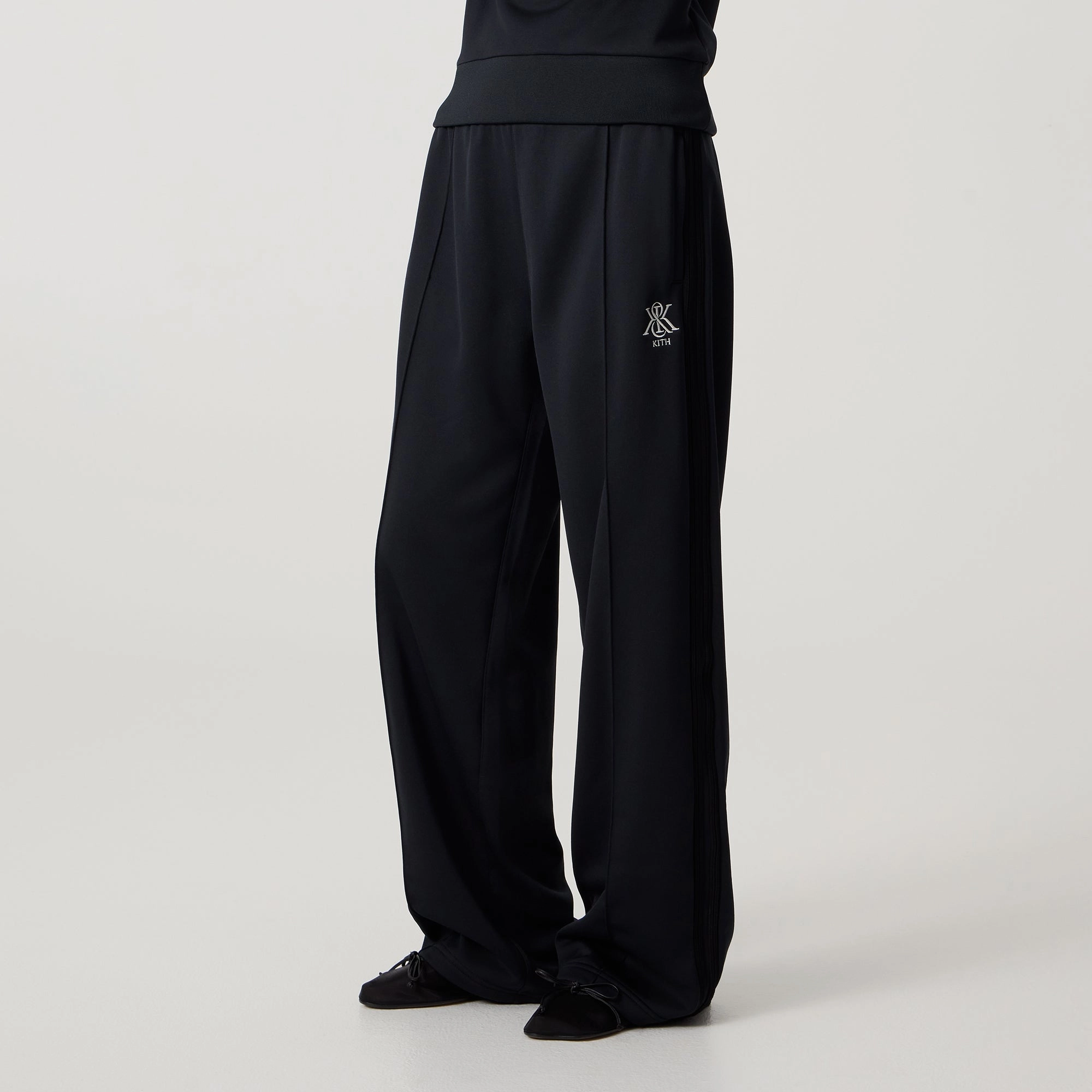 Kith Women Marlo II Track Pant - Black Stretchable Design Multi Pocket Design