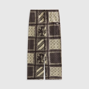 Chic Design Wear Freedom Move Kith Women Michi Batik Block Print Pant - Incognito