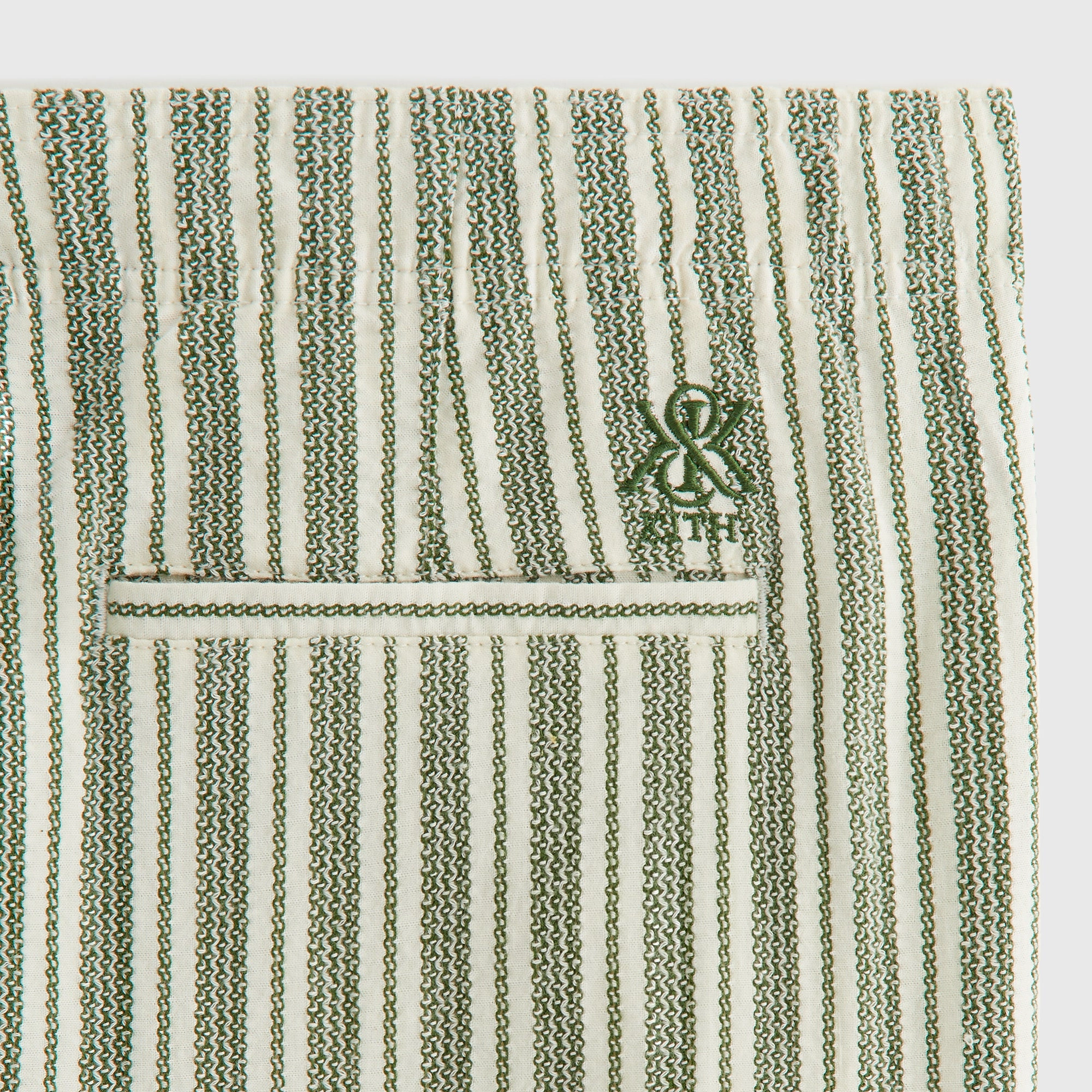 Work Comfort Roll-up style Kith Women Miles II Dobby Stripe Pants - Turf