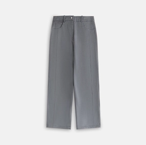 Kith Women Miren Microsuede Five Pocket Pant - Asteroid SecureCargoPockets Smart Casual