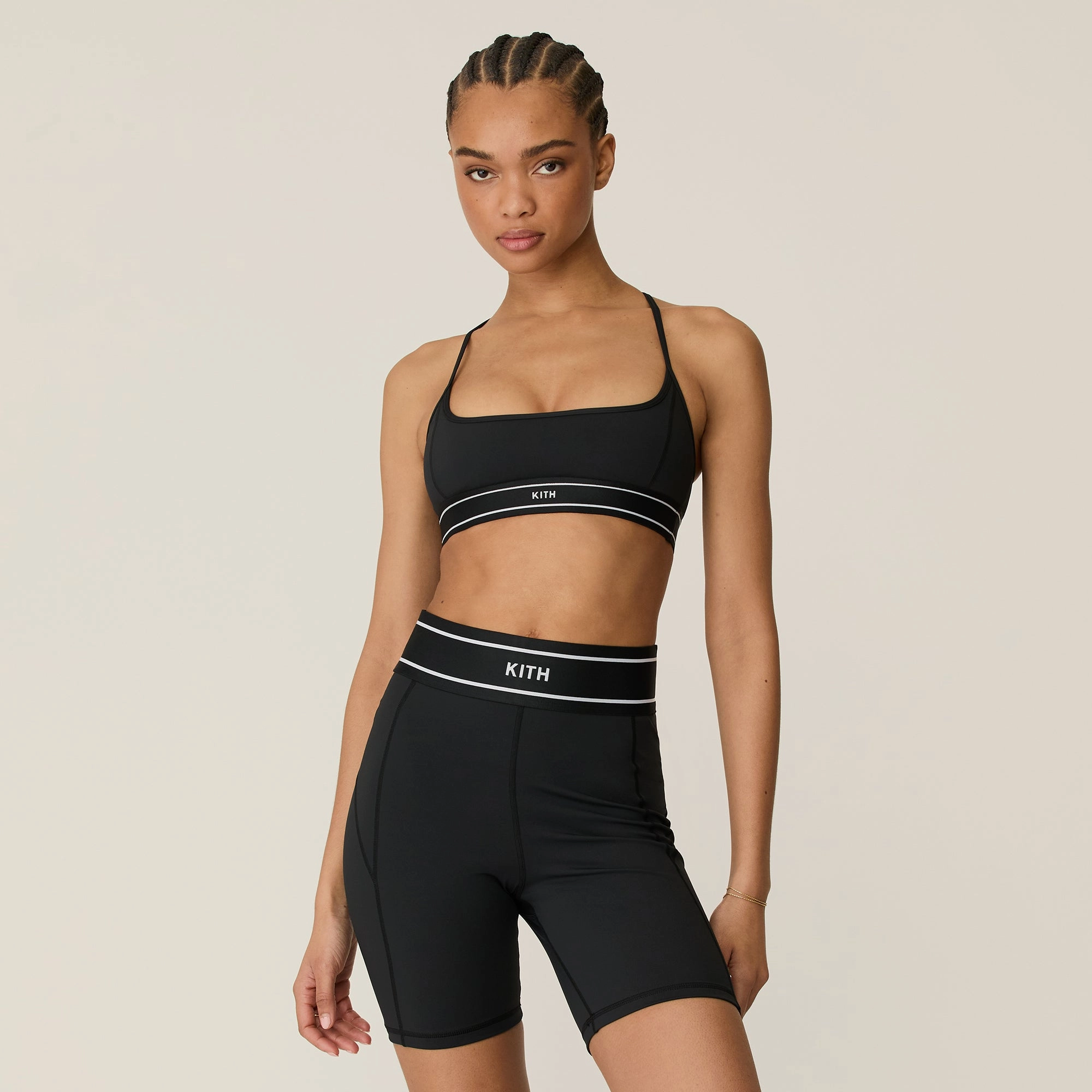 Kith Women Nadia Low Impact Bra - Black Comfort Dance Snug Friends