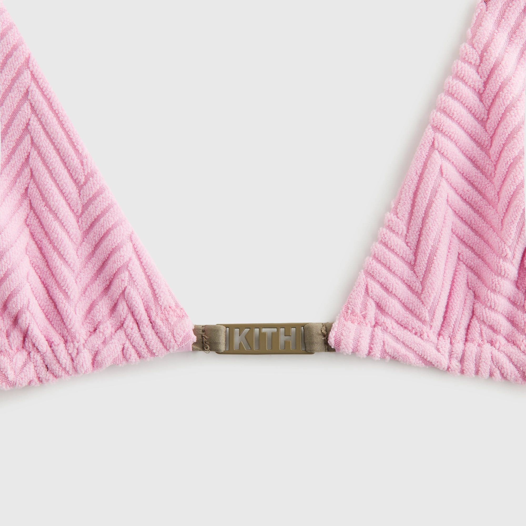 Figure-Flattering Durable-Quality Kith Women Talia II Towel Tie Top - Bubble