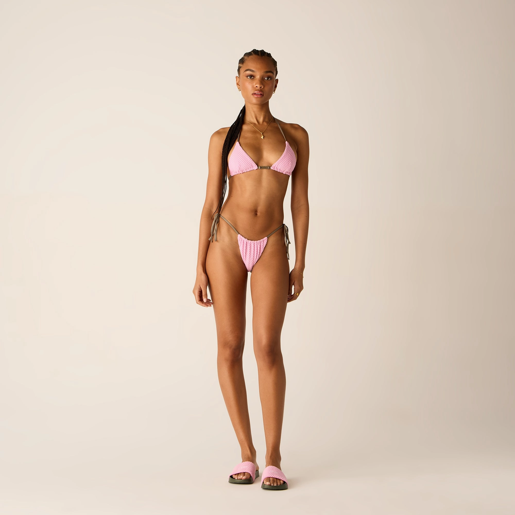 Compression Zones Kith Women Talia II Towel Tie Top - Bubble