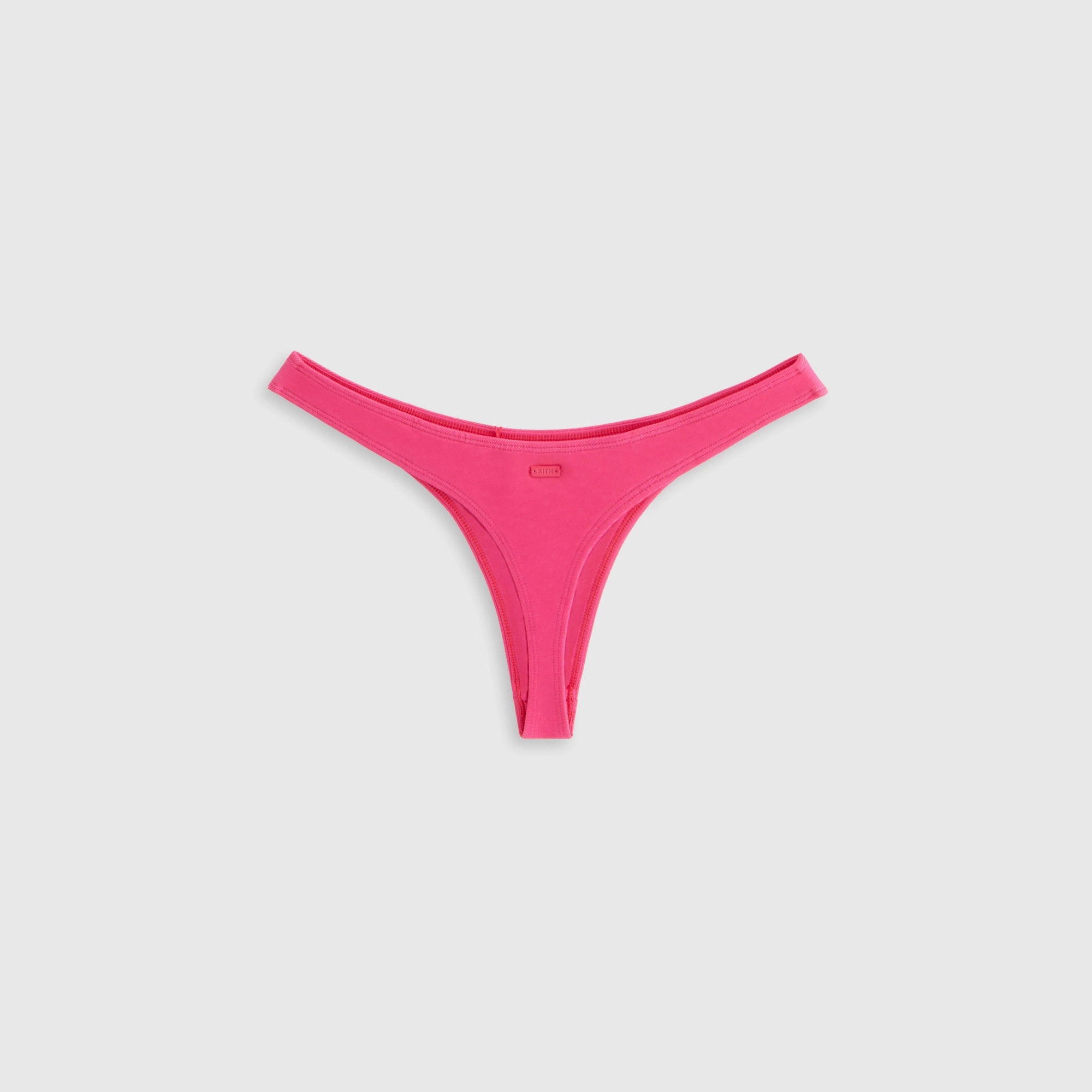 High Density Weave Kith Women Teegan High Cut Thong Bottoms - Blossom
